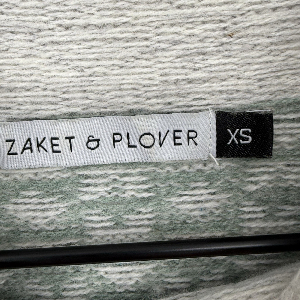 Zaket And Plover Funnel Neck Sweater Green Women’s Size XS Wool Blend - Picture 3 of 5